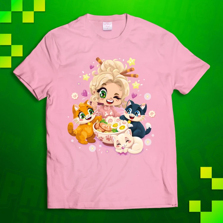 1. KOSZULKA_Maja kawaii z kotami.jpg